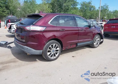 2017 Ford Edge Titanium from USA, damaged, VIN 2FMPK4K9XHBC66644